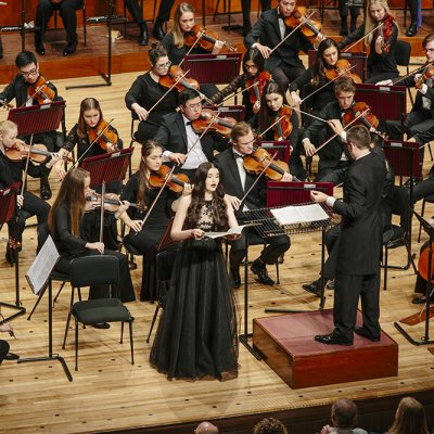 UQ’s Symphony Orchestra performing in QPAC earlier this year